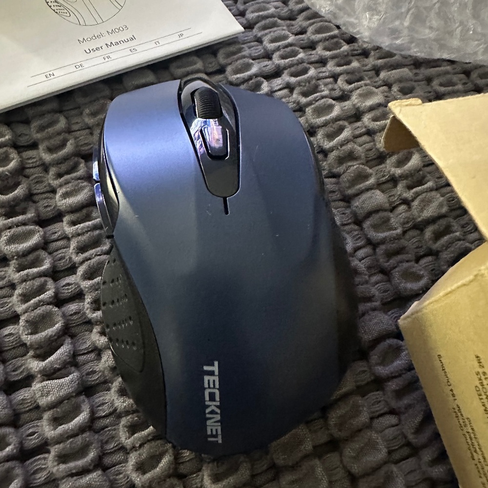 Tecknet Cordless Mouse Blue Model M003